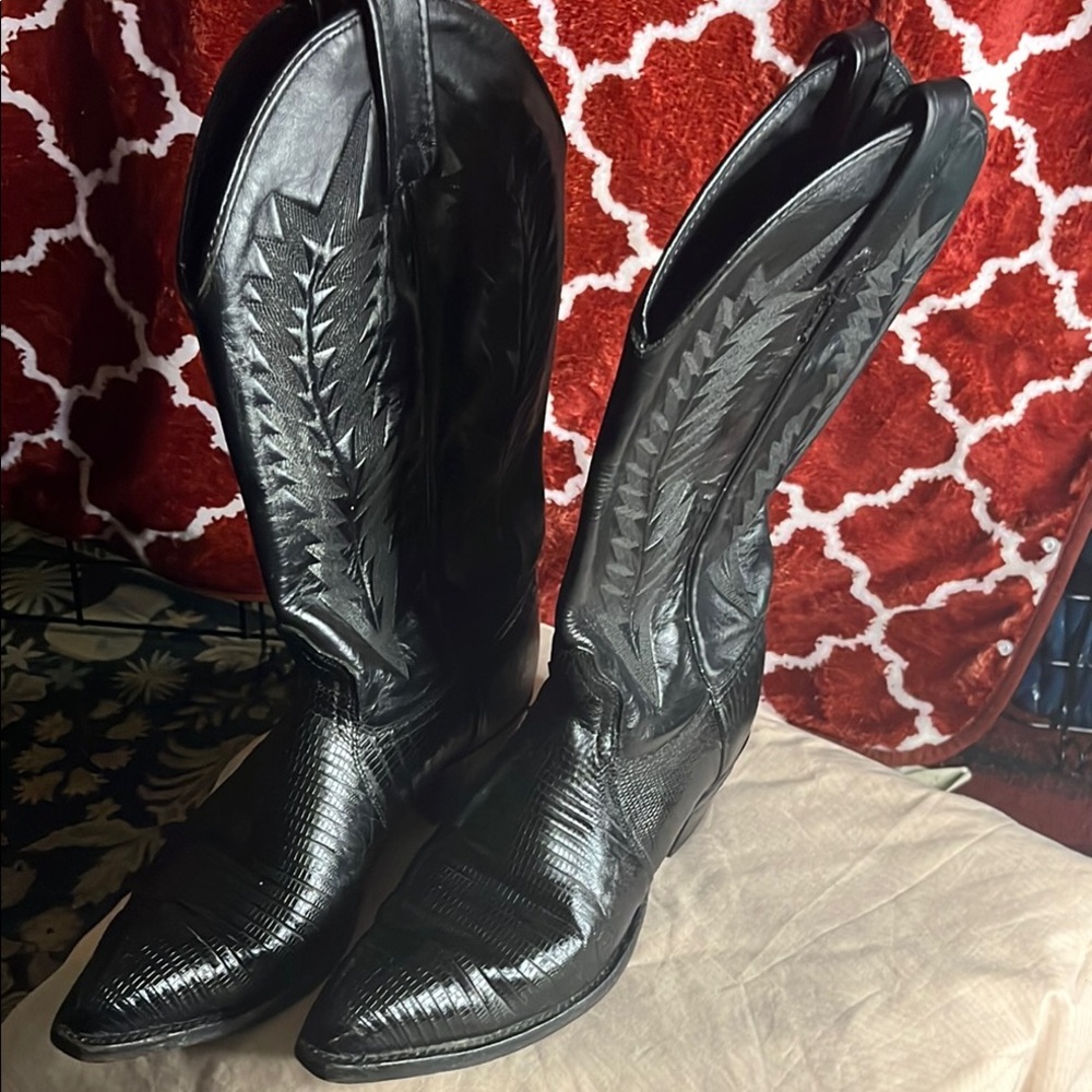 Black Western Cowboy Boots
